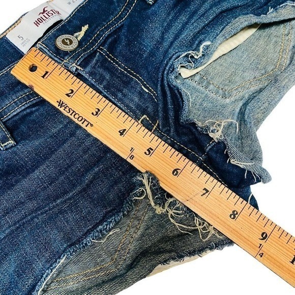 Hollister Skimpy Blue Jeans shorts Sz 5 - Picture 5 of 6